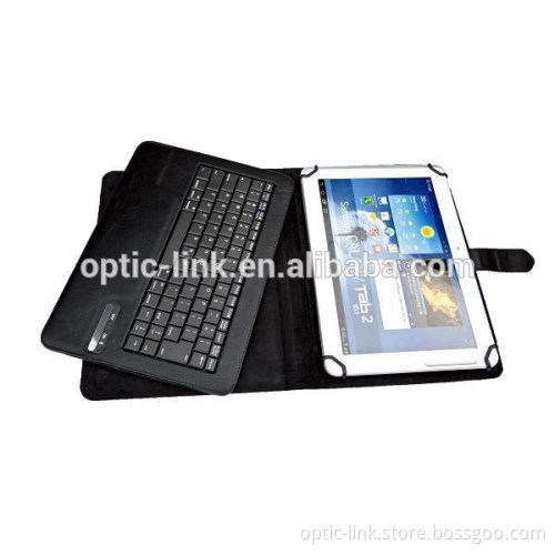 Tablet PC Universal bluetooth keyboard Buckle leather case suit for Android Windos IOS system bluetooth 3.0